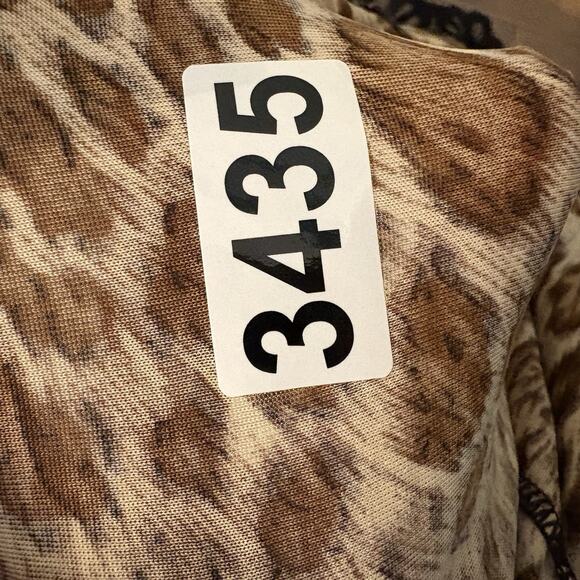 Vintage Rampage Leopard Print Mini Slip Dress Y2K Sequins - Picture 15 of 15